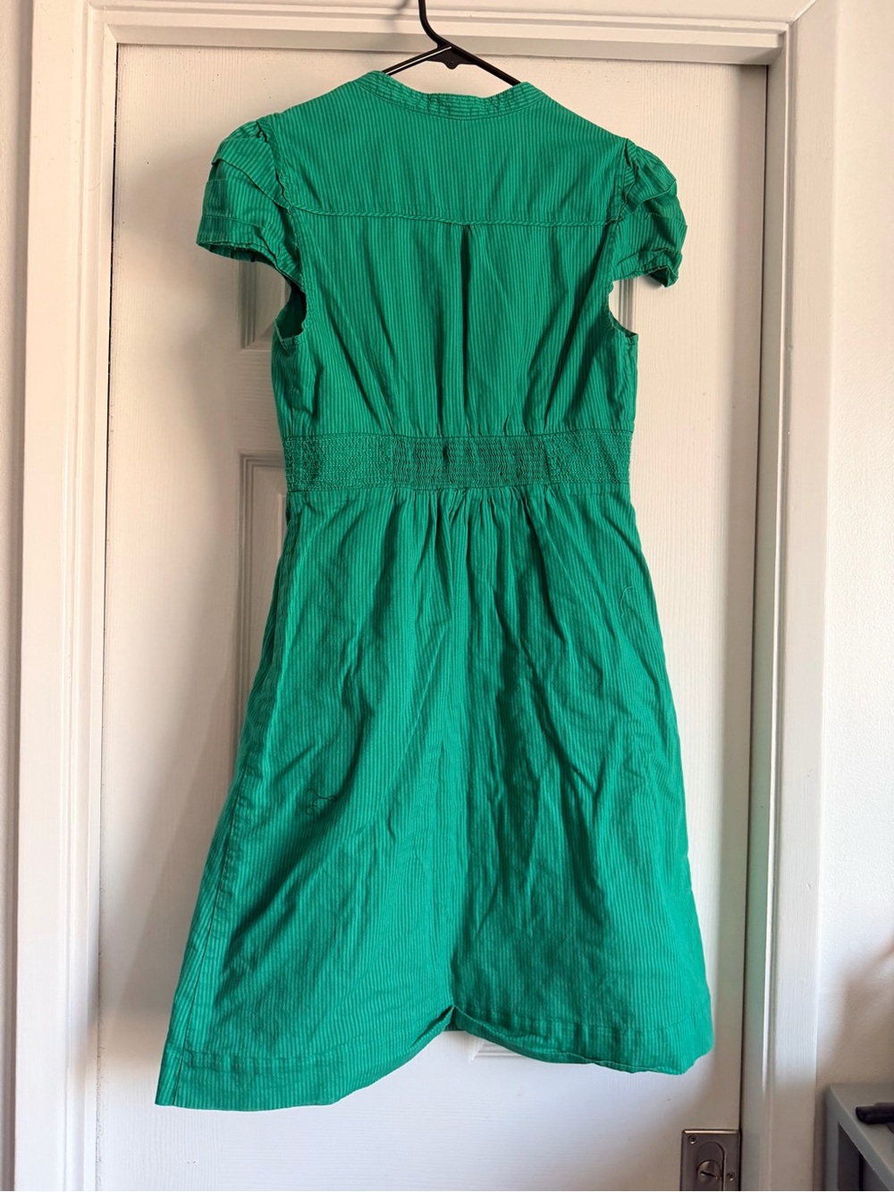 Emerald Green Maeve Anthropologie Midi Dress With Pockets Small - Picture 2 of 4